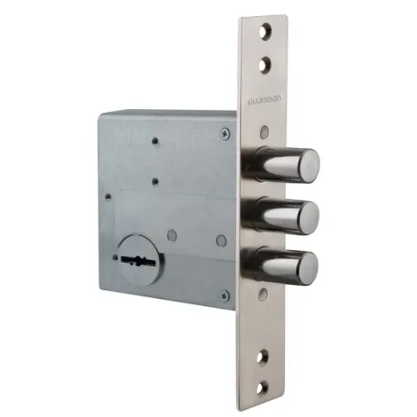 Замок врезной Guardian сувальдный ЗВ 50.01, 4 кл. (длинный кл. 59 мм) /123:003/