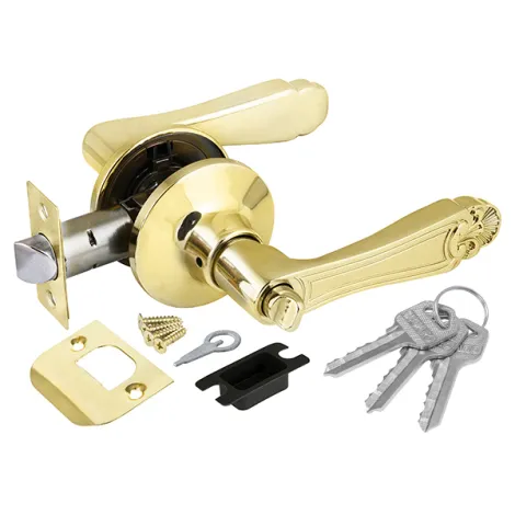 Ручка защелка Fuaro (Фуаро) 637/BL РB-Е (золото) кл/фик.