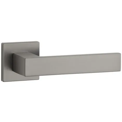 Дверная ручка на квадратном основании APRILE PINA Q 7S GYM графит