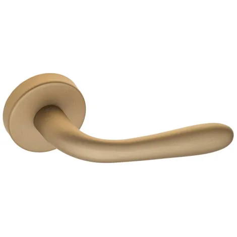 Дверная ручка на круглом основании Fratelli Cattini \"GOCCIA\" 7-KD золото крайола