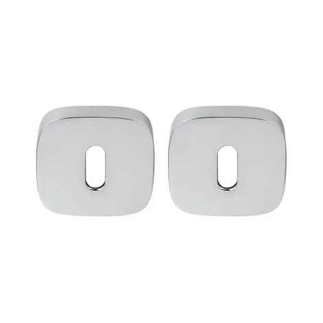 Накладка под ключ Буратино на квадратном основании Colombo MR 13 BB матовый хром