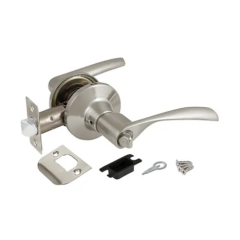 Ручка защелка DK610 SN-BK (6010 SN-B) (фик.) матовый никель