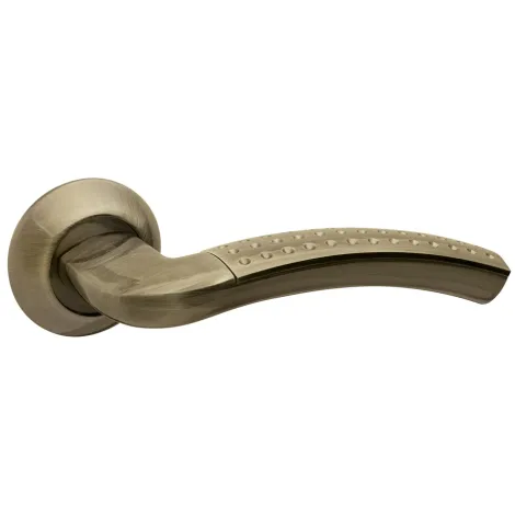 Дверная ручка на круглом основании Fuaro LM/Z R.TL54.INTRO ABG-6 бронза