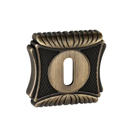 Накладка под ключ Буратино на нижней квадратной розетке Sicma KEY OY/Serenissima бронза вестерн