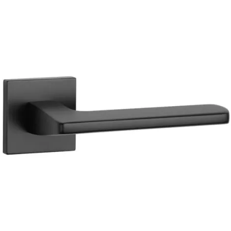 Дверная ручка на квадратном основании APRILE YUKA Q 7S BK черный
