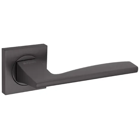 Дверная ручка на квадратном основании Fuaro K.KM52.ROCK (ROCK KM) GR-23 графит