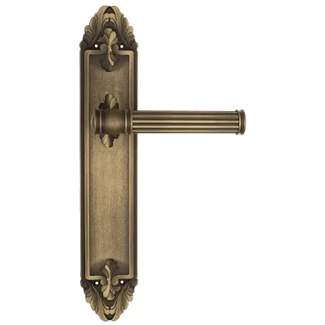Дверная ручка Venezia \"IMPERO\" на планке PL90 матовая бронза