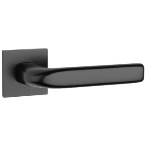 Дверная ручка Tupai на квадратном основании 4162 Q 5S-153 черный