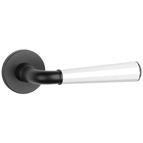 Дверная ручка на круглом основании APRILE MARIGOLD R 7S MULTICOLOR BK/WH черный/белый