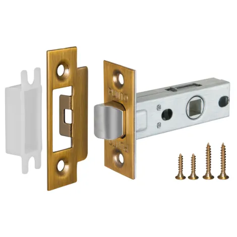 Защелка врезная Punto METL45-8 ( L45-8) CFB кофе глянец