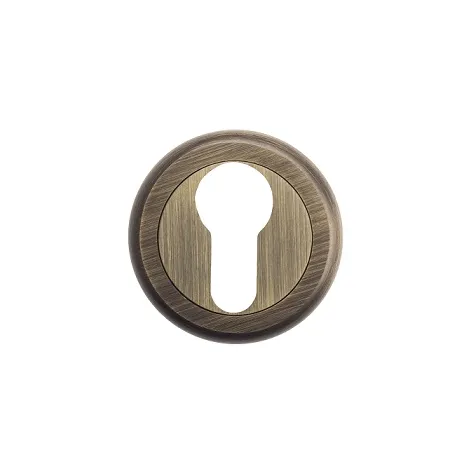 Накладка дверная под цилиндр Venezia CYL-1 D1 матовая бронза 2 шт.