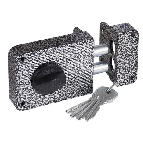 Замок накладной Zenit ЗН 1-3 серебро