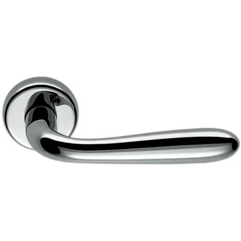 Дверная ручка на круглом основании Colombo Robot CD41 хром