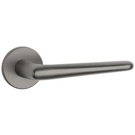 Дверная ручка на круглом основании Aprile Lavanda R GYM графит