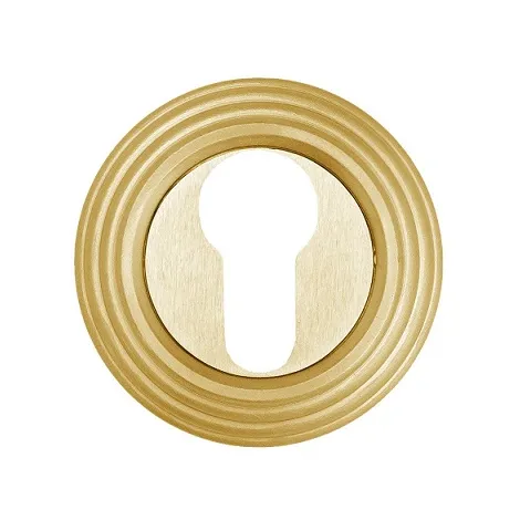 Накладка под цилиндр на круглом основании Fratelli Cattini CYL-1 D8-BS матовая латунь 2 шт.