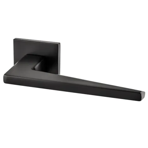 Дверная ручка на квадратном основании Armadillo MORI USS BL-26 Черный