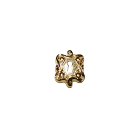 Накладка на квадратном основании под ключ Буратино Linea Cali 091 OZ золото глянцевое