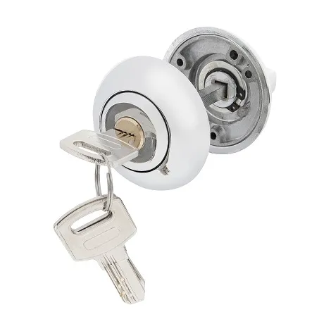 Ручка поворотная с фиксацией ключом Ajax BK6.FIX.JR CP-8 хром