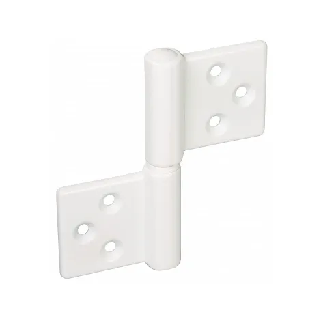 Петля накладная без врезки универсальная разборная Fratelli Cattini 143T 38-35 BI матовый белый