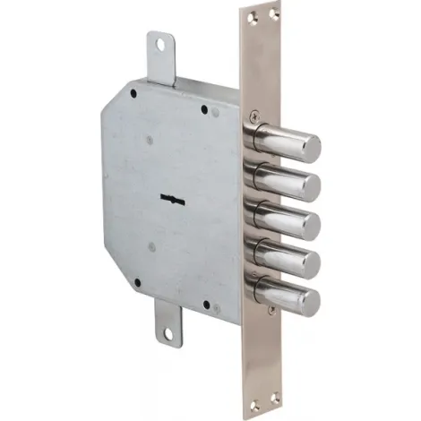 Замок врезной Mottura сувальдный 50.798 S (левый), ключ 60 мм без накл.