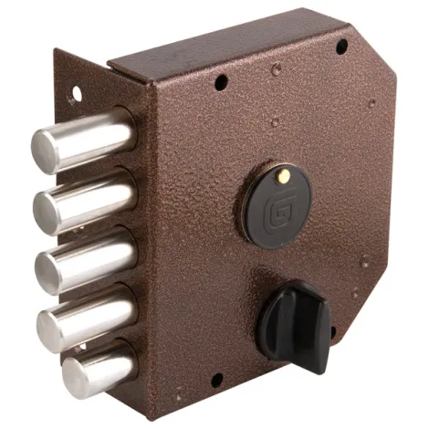 Замок накладной Gardian ЗВ 20.05 правый (5 кл. ЗК.503Н-02) ЗД без ответной планки. /123:247/