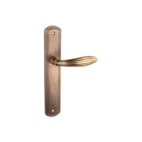 Дверная ручка Tupai на планке 1911 S-77 патина античная матовая