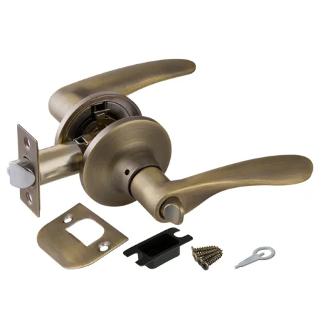 Ручка защелка Punto 6020 MAB-B (фик.) матовая бронза