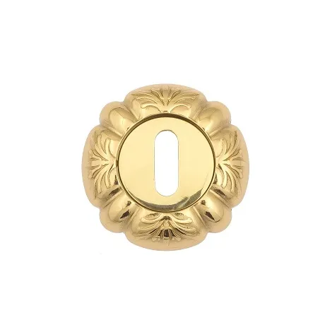 Накладка дверная под ключ буратино Venezia KEY-1 D5 полированная латунь 2 шт.