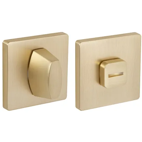 Ручка поворотная на квадратном основании Fuaro BK6.K.SL52 (BK6 SL) SSG-39 сатинированное золото