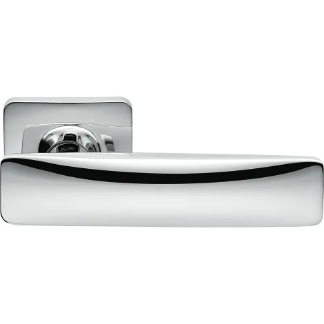 Дверная ручка на квадратном основании Colombo Bold хром