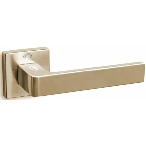 Дверная ручка на квадратном основании CONVEX (Греция) 1605-матовое золото