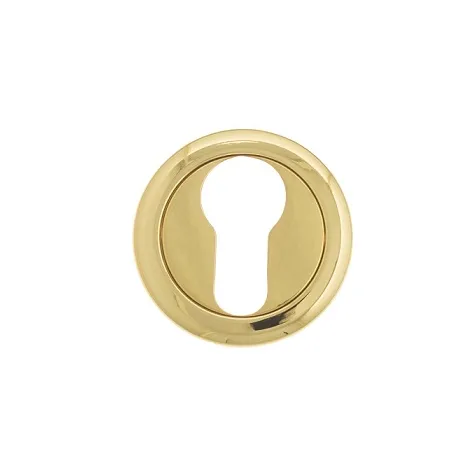 Накладка дверная под цилиндр Venezia CYL-1 D1 полированная латунь 2 шт.