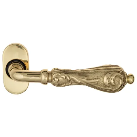 Дверная ручка для профильных дверей Venezia \"MONTE CRISTO\" EP полированная латунь