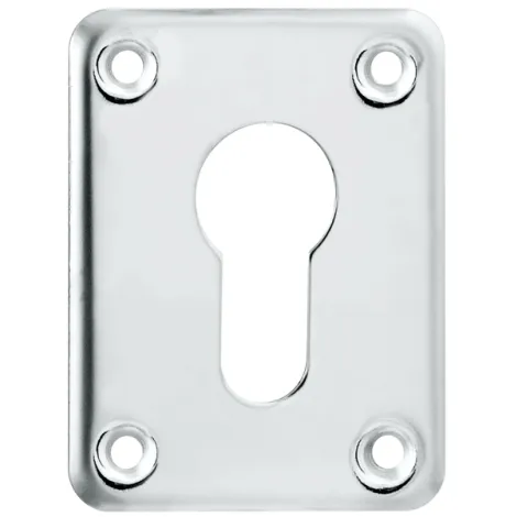 Декоративная накладка Punto ESC083/C-SS (нержавейка) на цилиндр (1 шт.) тех.упак.