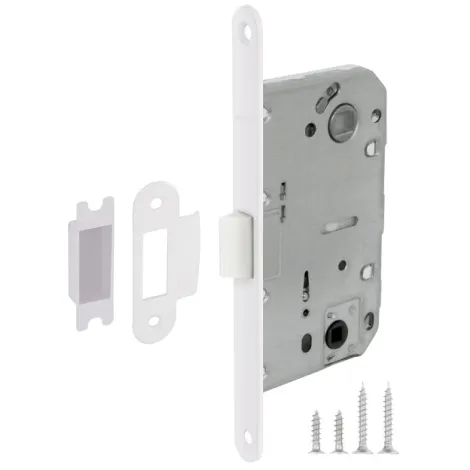 Защелка врезная Fuaro PLASTIC P96WC-50 WH-19 белый