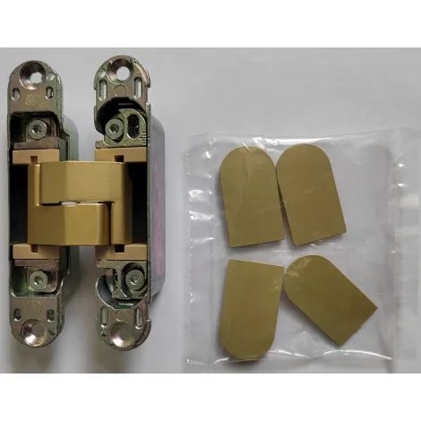 Скрытая петля AGB ECLIPSE 3.0 E30200.02.23.640 (4 накладки в комплекте) матовая латунь