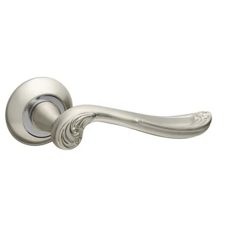 Дверная ручка на круглом основании Fuaro R.RM54.ART (ART RM) SN/CP-3 матовый никель/хром