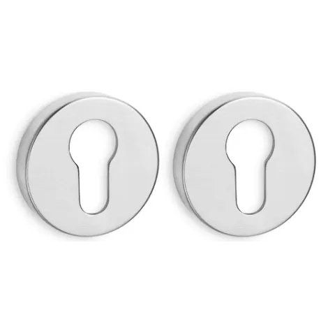 Накладка под цилиндр на круглом основании Convex RZY-хром