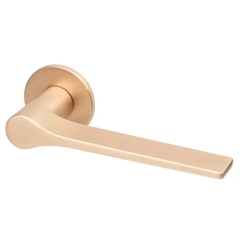 Дверная ручка на круглом основании Armadillo R.YM.CREME FSG-39 флорентийское золото 