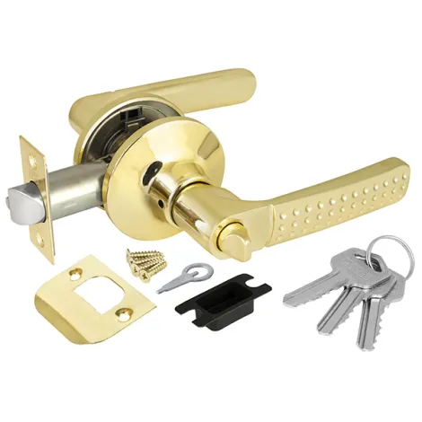 Ручка защелка Punto 6026 PB-E (кл./фик.) золото