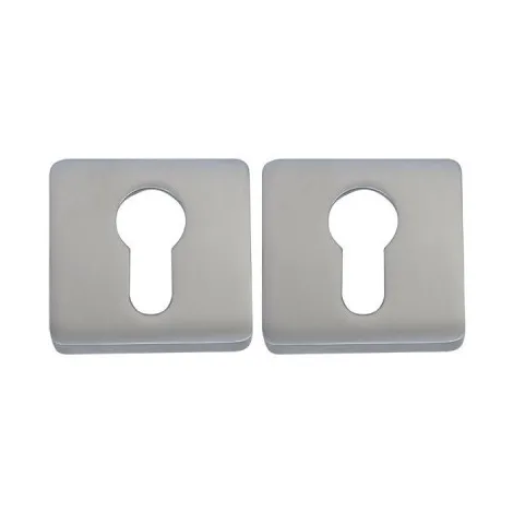 Накладка под цилиндр на квадратном основании Colombo BT 13 матовый хром