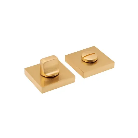 Фиксатор поворотный WC-50 на квадратном основании SATIN золото матовое