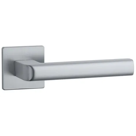 Дверная ручка на квадратном основании APRILE SALICE Q 5S SC матовый хром