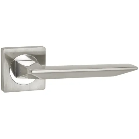 Ручка раздельная на квадратном основании Ajax K.JK51.ULTRA (ULTRA JK) SN/CP-3 матовый никель/хром