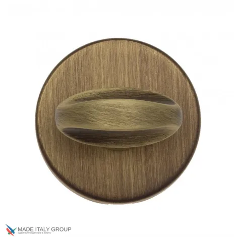 Фиксатор поворотный на круглом основании Fratelli Cattini WC 7-BY матовая бронза