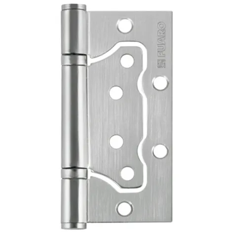 Петля универсальная без врезки Fuaro IN4500W-BL SC (500-2BB/BL 100x2,5) матовый хром БЛИСТЕР