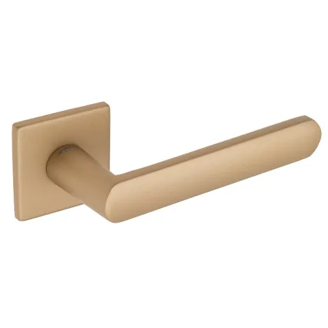 Дверная ручка на квадратном основании Fratelli Cattini \"NEVADA\" 8FS-BS матовая латунь