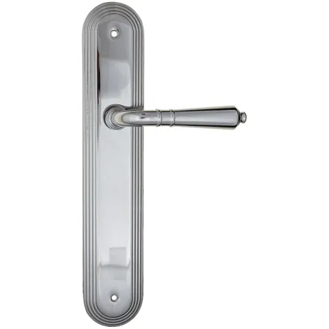 Дверная ручка на планке Fratelli Cattini \"TOSCANA\" PL288-CR полированный хром