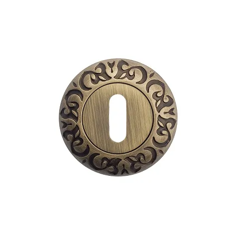 Накладка дверная под ключ буратино Venezia KEY-1 D4 матовая бронза 2 шт.