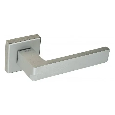 Дверная ручка на квадратном основании Fratelli Cattini \"BOOM A\" 8-CS матовый хром